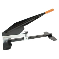 Guillotine à parquet stratifié. LAMINOCUT2. Coupe à angle, en longueur et en largeur jusqu'à 11mm d'épaisseur.
