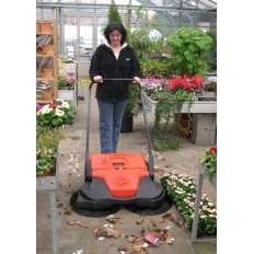 Balayeuse motorisée et manuelle bac de 50 Litres