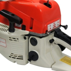 Tronçonneuse thermique 52 cm3, guide 45 cm + 2 chaînes