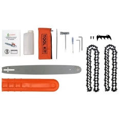 Tronçonneuse thermique 52 cm3, guide 45 cm + 2 chaînes