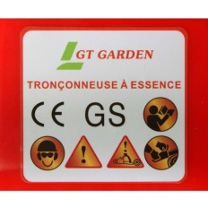 Tronçonneuse thermique 52 cm3, guide 45 cm + 2 chaînes