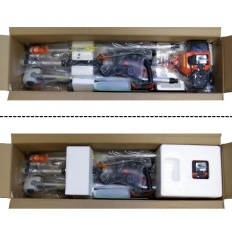 Elagueuse thermique 4 en 1 : tronçonneuse - débroussailleuse - taille-haies