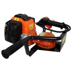 Tarière thermique 52 cm3, 3 CV + lot de 3 mèches (100,  150 et 200 mm)