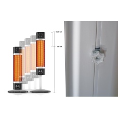 Chauffage infrarouge sur pied 1700W