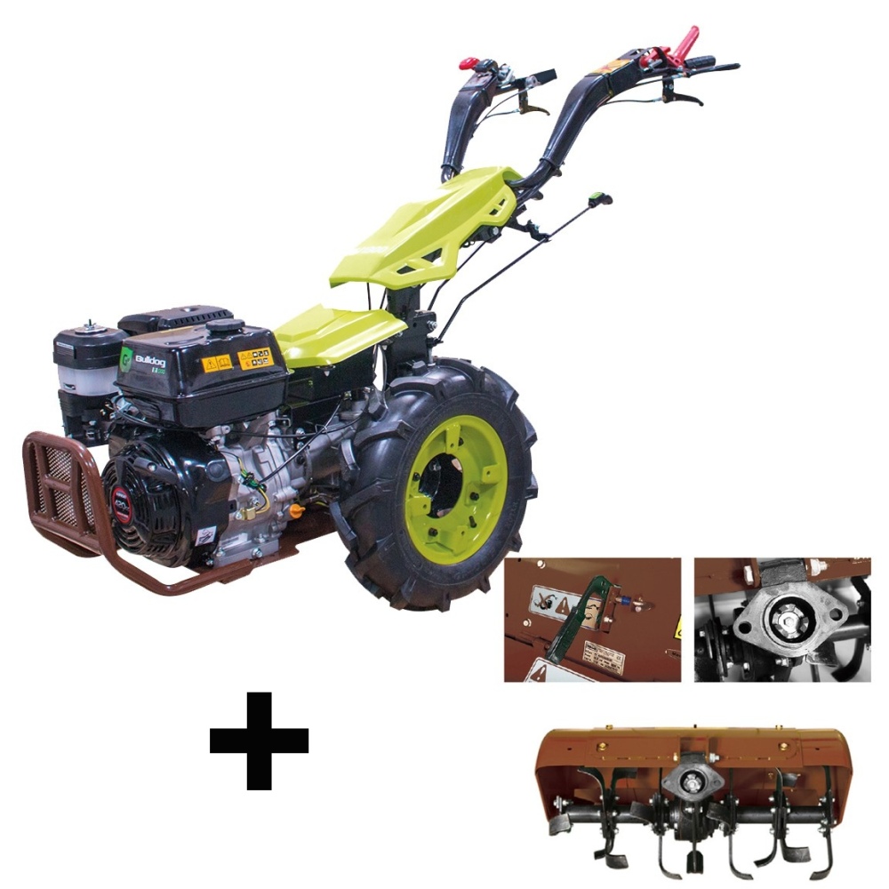 Motoculteur Bulldog PRO 13 CV avec rotovator 65 cm Motoculteur Bulldog PRO 13 CV avec rotovator 65 cm