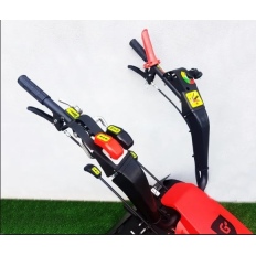 Motoculteur Bulldog PRO 10 CV diesel avec rotovator 65 cm et démarrage électrique