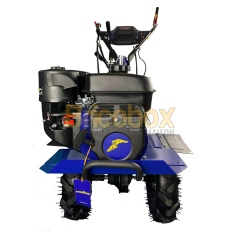 Motoculteur professionnel 212 cc - 7 CV GOODYEAR avec roues et fraises 100 cm