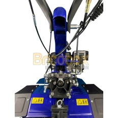 Motoculteur professionnel 212 cc - 7 CV GOODYEAR avec roues et fraises 100 cm