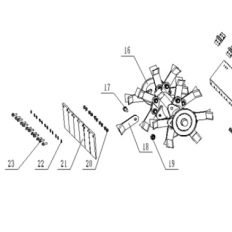 Couteau pour débroussailleur CRUSHER 302 GARLAND