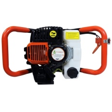 Tarière thermique 52 cm3, 3 CV + lot de 3 mèches (40, 80 et 100 mm)