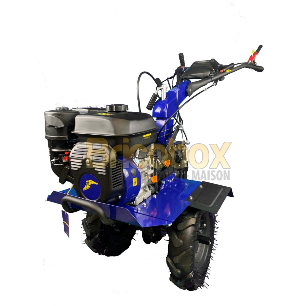 Motoculteur Thermique Professionnel 7CV 212cm³ - Largeur 80cm, Fraises Incluses - Pour Jardins Jusqu'à 2500m² - 8