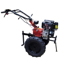Motoculteur Professionnel diesel 7 CV  349 cm3 avec roues et fraises