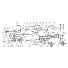 Jeu de 36 couteaux pour débroussailleur CRUSHER 503 GARLAND