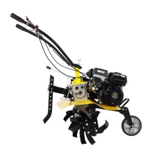 Motoculteur thermique 208 cc - 7 CV GARLAND avec roues métalliques, fraises et soc butoir.
