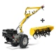Motoculteur essence 6,5 CV - 196 cm3 avec  rotovator Garland