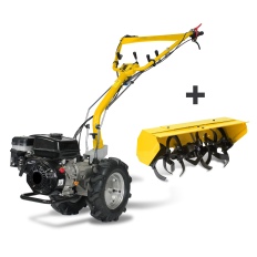 Motoculteur essence 6,5 CV - 196 cm3 avec  rotovator Garland