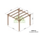 Pergola en bois massif CAMBADOS