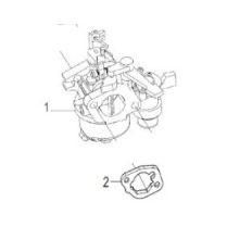 Carburateur complet pour motoculteur Goodyear GY700TL