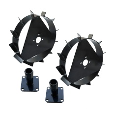 Jeu de roues métalliques diamètre 400 mm