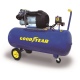 Compresseur d'air 100L 10 bar 3CV 2250W 442L/min GOODYEAR