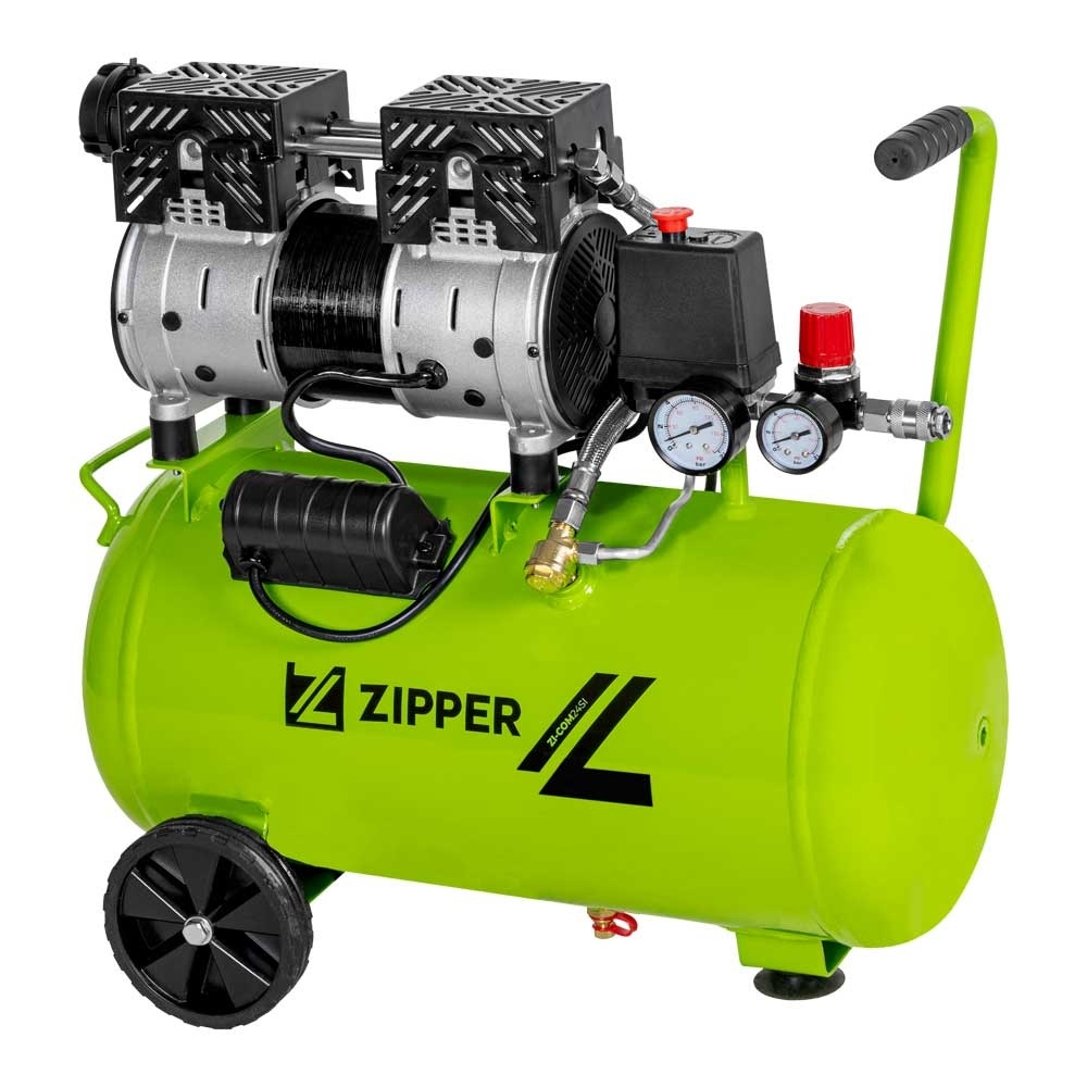 Compresseur silencieux 8 bars 24 litres Zipper ZI-COM24SI Compresseur silencieux 8 bars 24 litres Zipper ZI-COM24SI
