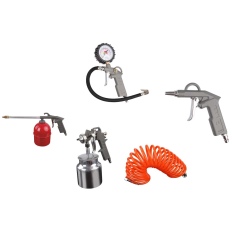 Compresseur 100 litres Zipper ZI-COM100-2V5 bi-cylindre en V livré avec kit accessoires 5 pièces