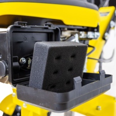 Motobineuse thermique 173 cm3 avec 6 fraises largeur 60 cm et roue avant