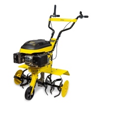 Motobineuse thermique 173 cm3 avec 6 fraises largeur 60 cm et roue avant