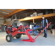 Lève tondeuse quad hydraulique Pro