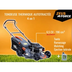 Tondeuse à Essence 196 cm³ autotractée ZEUS FORCE LM51Z-2L 51 cm - Série PREMIUM