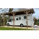 Carport bois Douglas toit plat pour camping-car -  Hauteur de passage 3,20 m