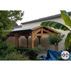 Charpente bois Douglas 2 pentes asymétriques