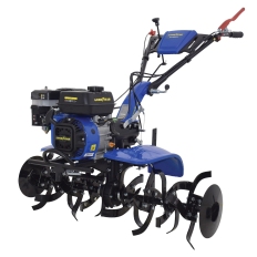 Motoculteur thermique 208 cc - 7 CV GOODYEAR avec roues, fraises