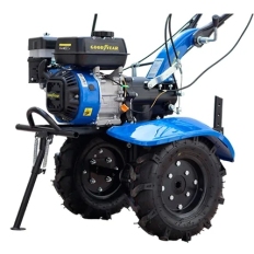 Motoculteur thermique 208 cc - 7 CV GOODYEAR avec roues et fraises 100 cm
