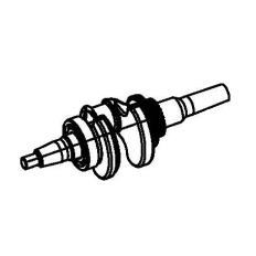 Vilebrequin pour moteur 15CV - 420 cm3