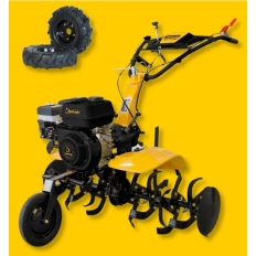Motobineuse thermique 223 cc - 7,4 CV avec 100 cm de fraises et roues GARLAND