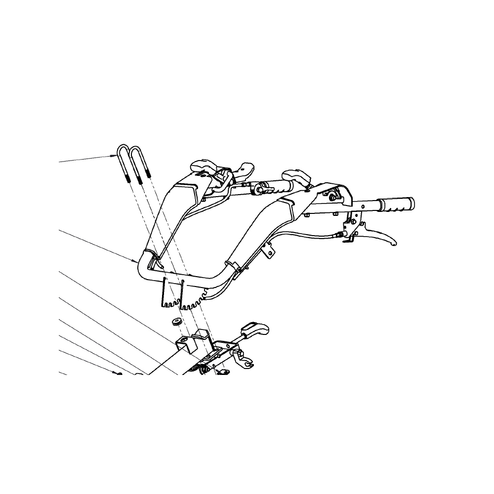 Guidon complet pour porte-outils TAURUS K130R - K1000R