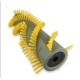 Rouleau brosse de rechange PD2240P-113-9 de balayeuse thermique 212cc Garland ROLL AND COMB 602 QG-V21