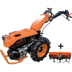 Motoculteur multifonction 15 CV - 420 cm3 Zeppelin 505L moteur Loncin avec rotovator 80 cm