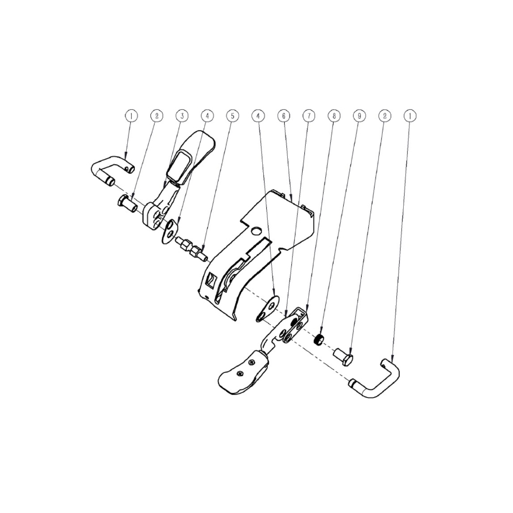 Jeu de 2 vis  poignée pour porte-outils Pro-Taurus