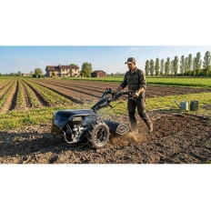Motoculteur professionnel thermique 18 CV Tonino Lamborghini avec démarrage électrique
